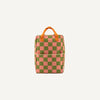 Sticky Lemon Farmhouse Checkerboard Backpack | Sprout Green + Flower Pink