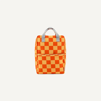 Sticky Lemon Farmhouse Checkerboard Backpack | Pear Jam + Ladybird Red