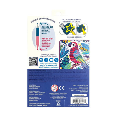 OOLY  Color Layers Double-Ended Layering Markers - Set of 8