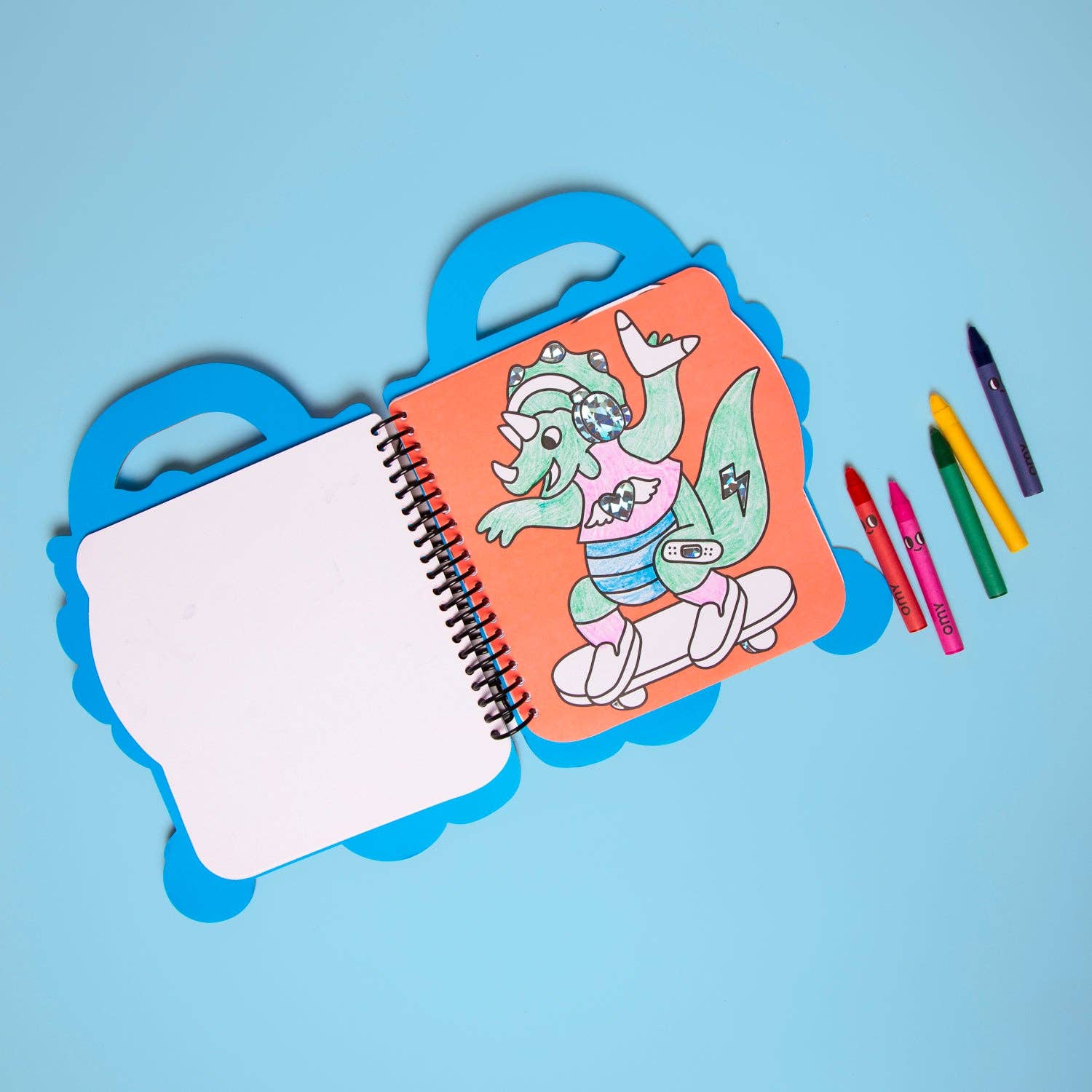 OMY Super Coloring & Sticker Book | Dino