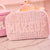 OMG Accessories Tweed Makeup Pouch