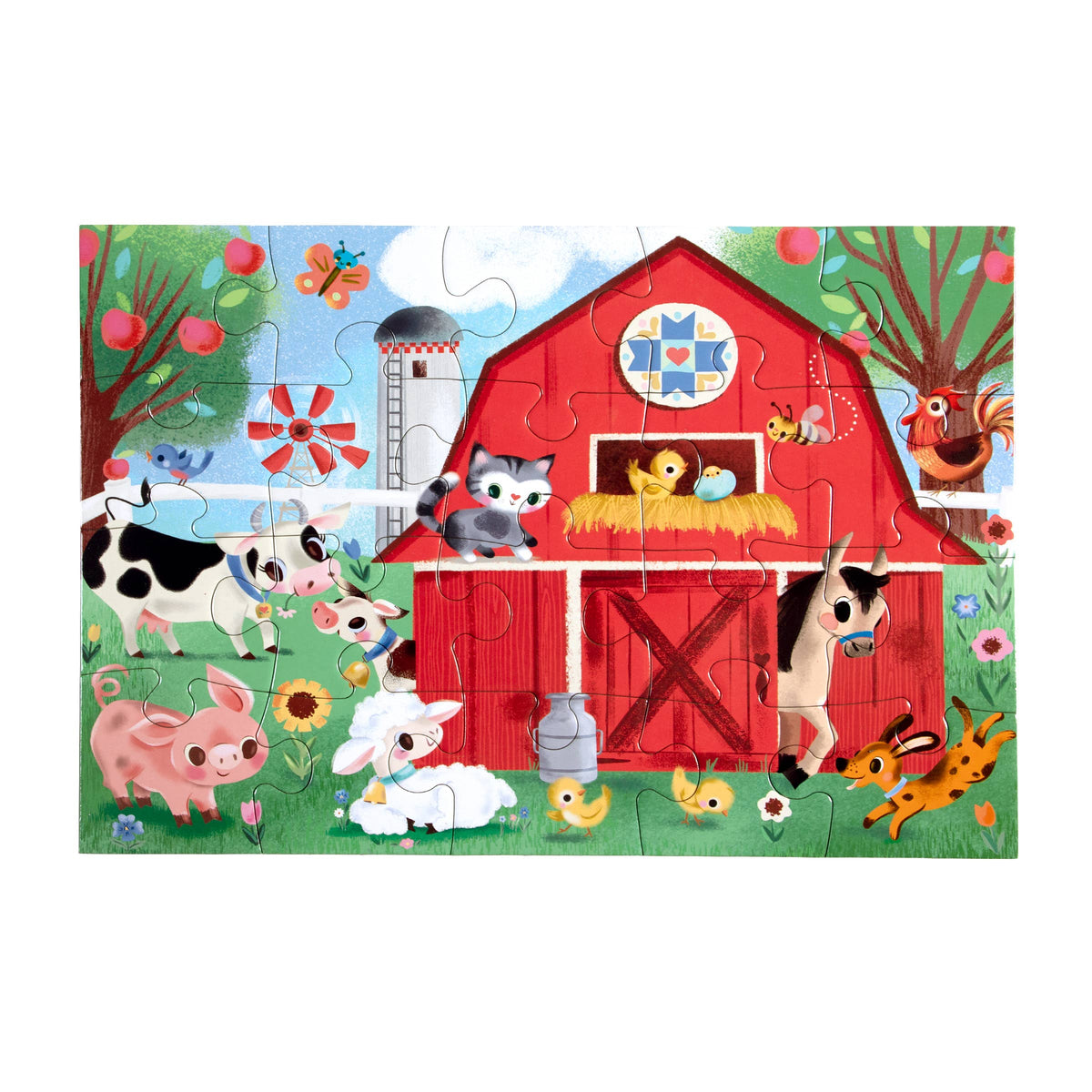 eeBoo Little Farm Puzzle