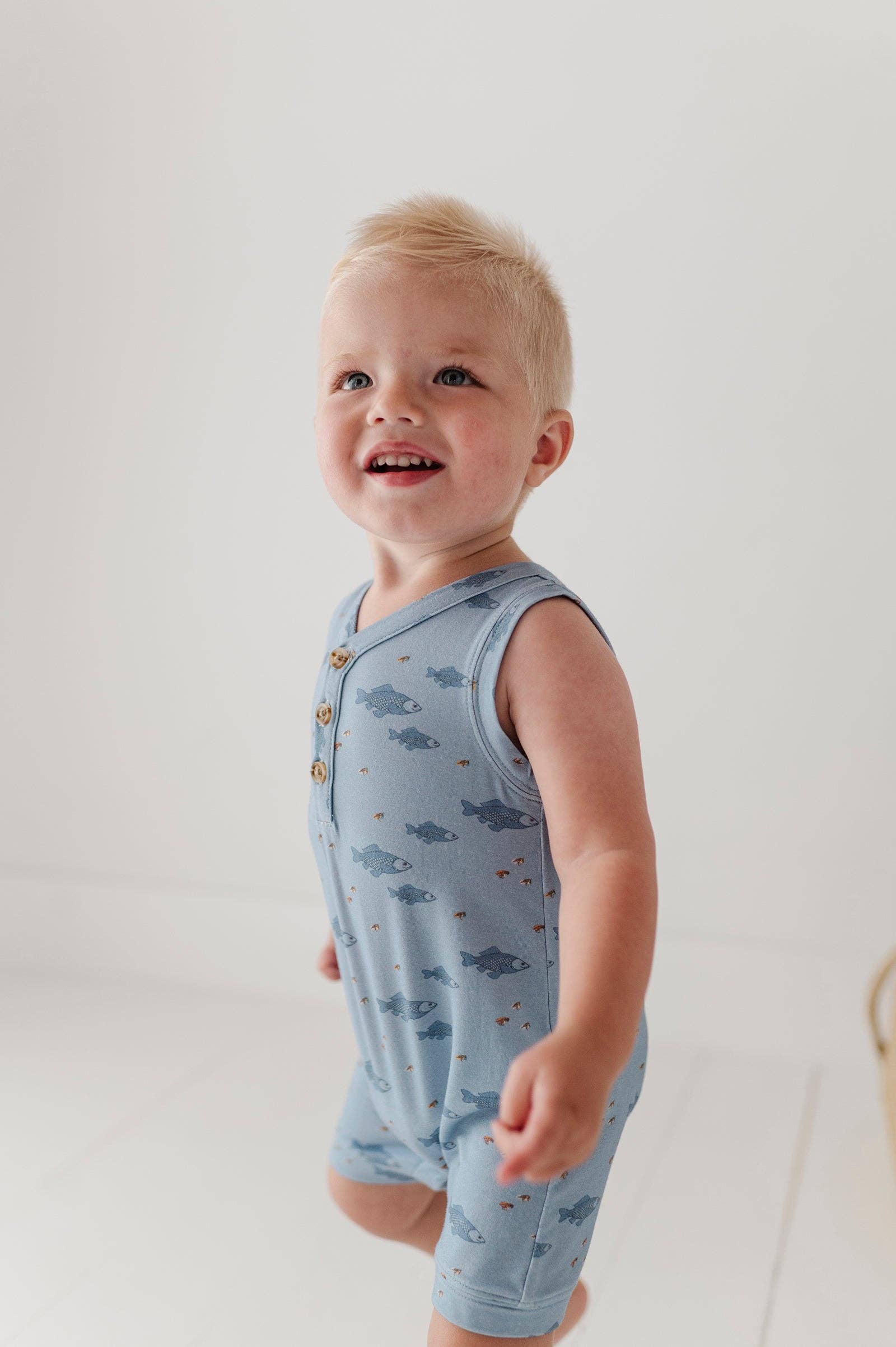 Babysprouts Fish Romper