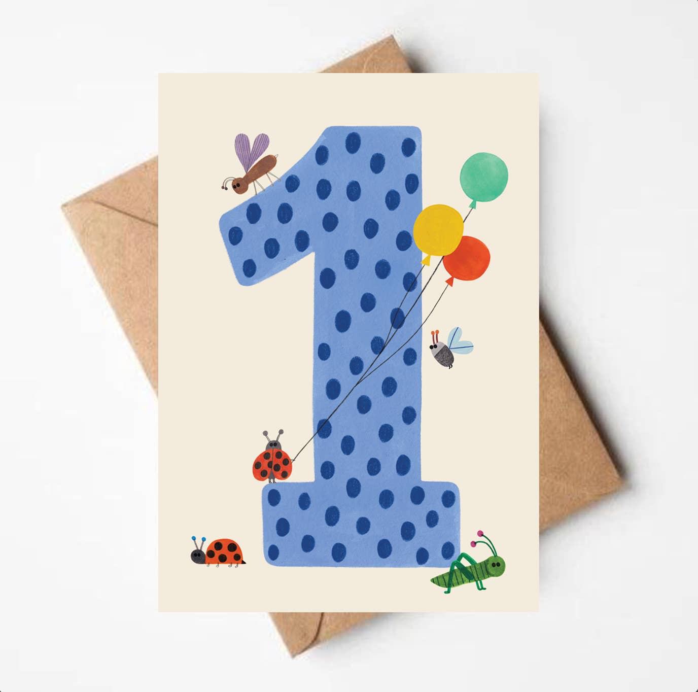 1st Birthday Card | Daria Solak Illustrations