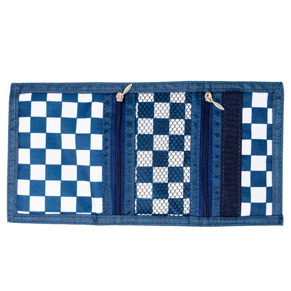 Checkered Velcro Wallet | Assorted Colors