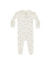 Quincy Mae Long Sleeve Sleeper Footie | Doves