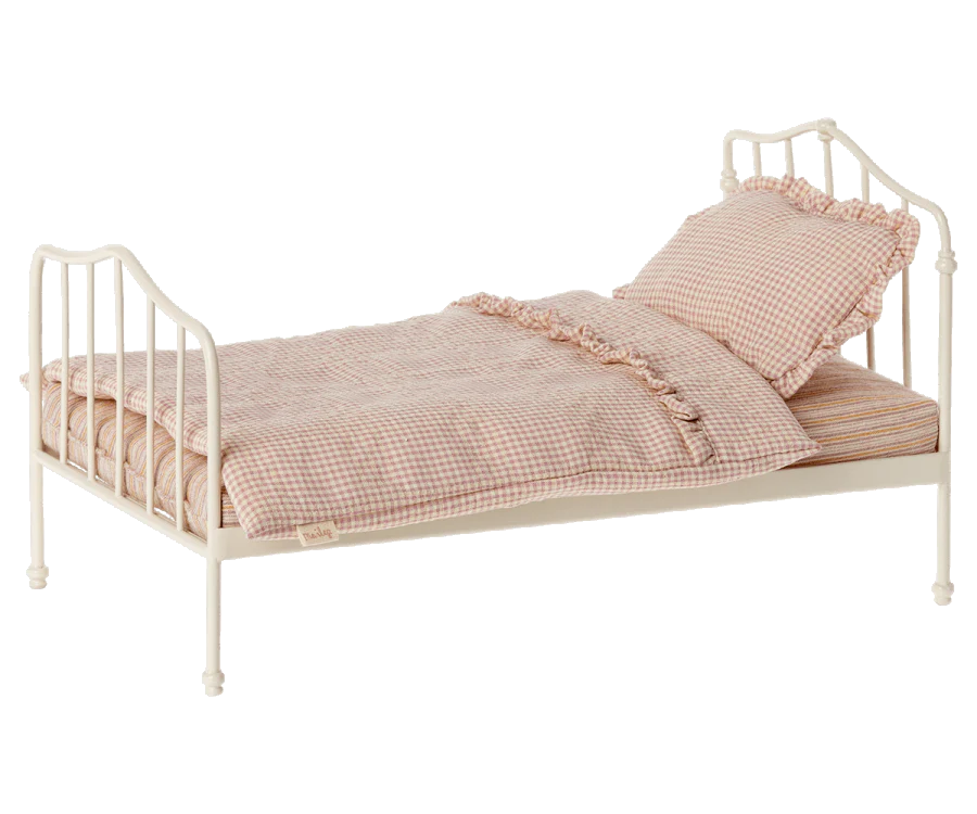 Maileg Miniature Bed | Dark Rose
