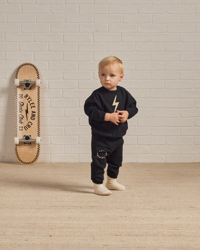 Rylee + Cru Relaxed Set | Black