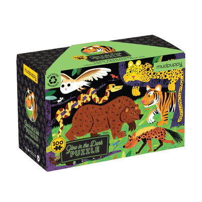 Mudpuppy Glow in the Dark Puzzle | Predators