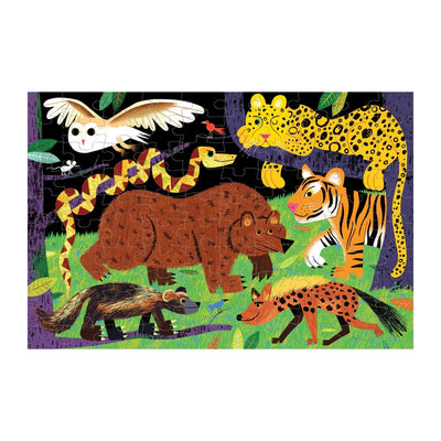 Mudpuppy Glow in the Dark Puzzle | Predators