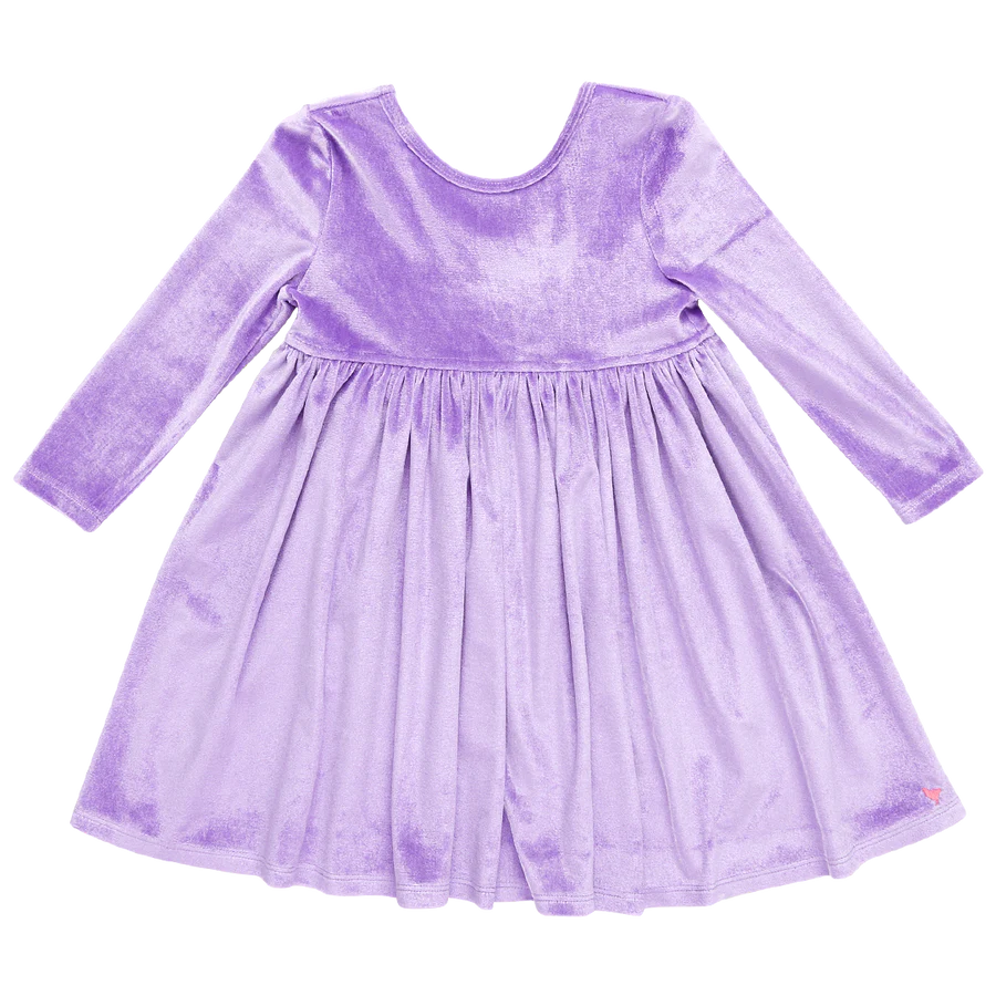 Pink Chicken Velour Steph Dress | Lavender