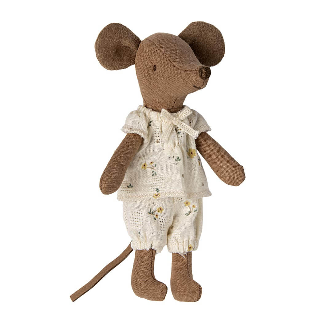 Maileg Big Sister Mouse in Matchbox | Yellow Daisy
