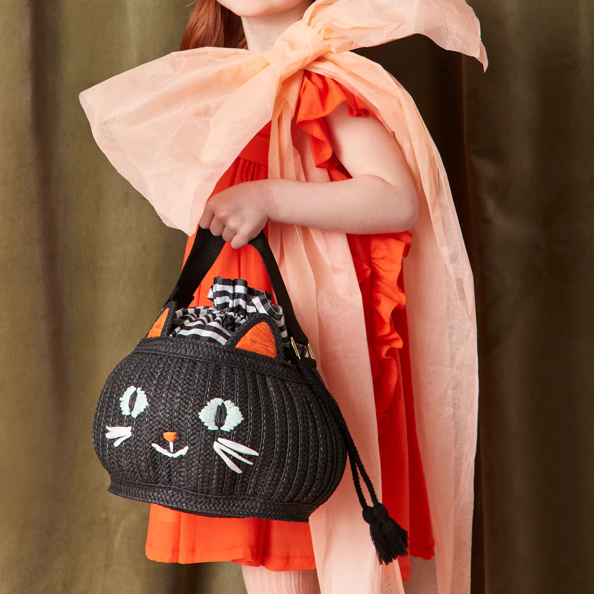 Meri Meri Trick or Treat Cat Basket
