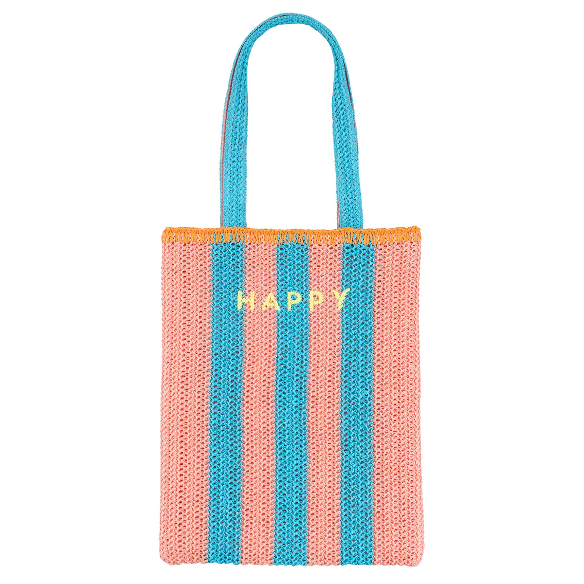 Meri Meri Striped Raffia Bag