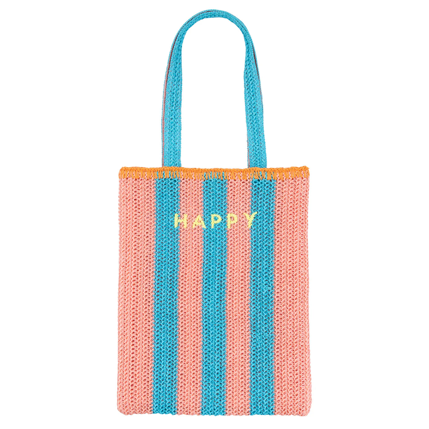 Meri Meri Striped Raffia Bag