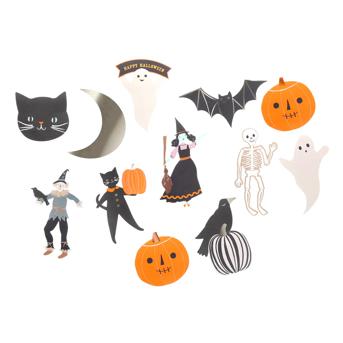 Meri Meri Halloween Shaped Stickers