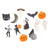 Meri Meri Halloween Shaped Stickers