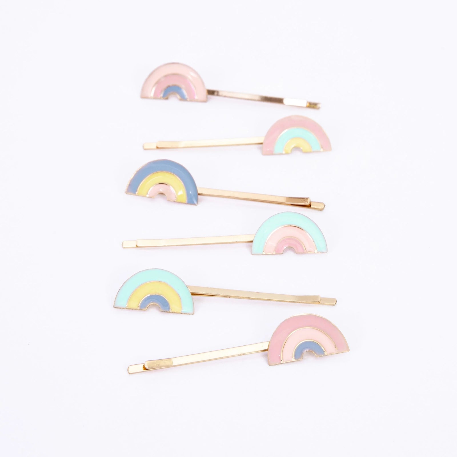 Meri Meri Enamel Rainbow Hair Slides