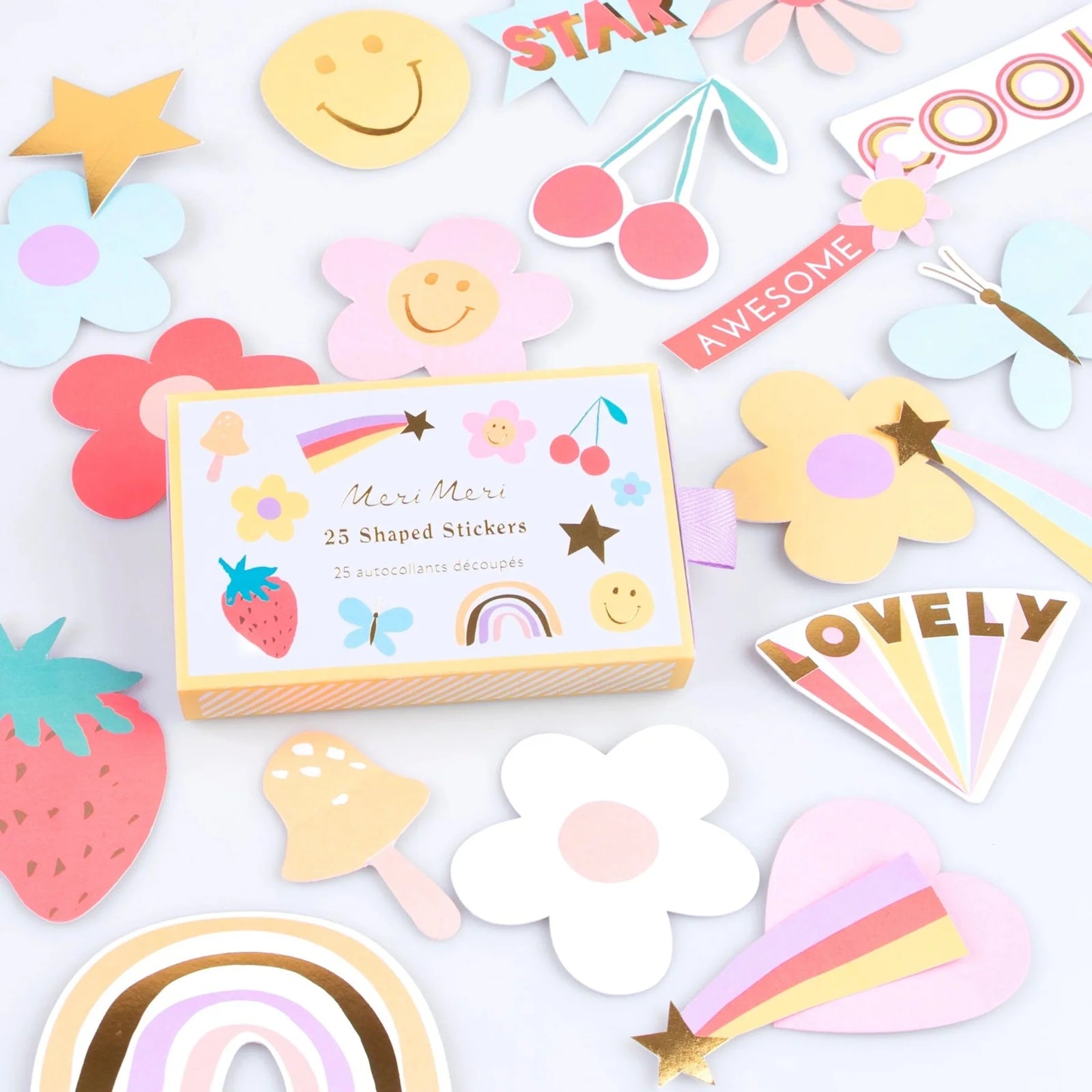 Meri Meri Shaped Stickers | Happy Icons