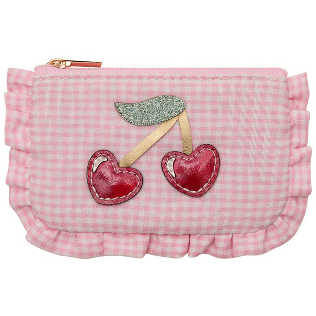 Mimi & Lula Striped Cherry Wallet | Pink
