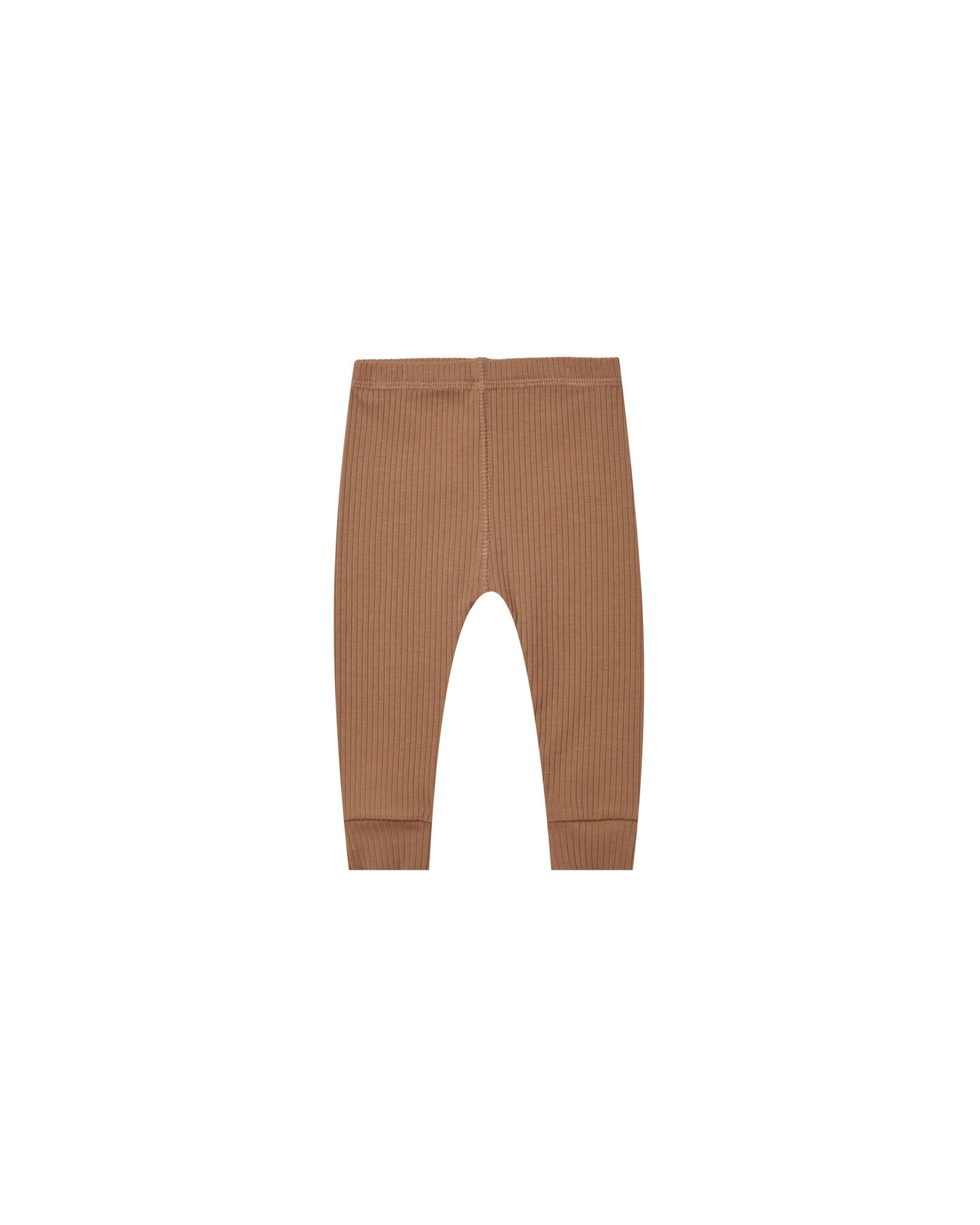 Quincy Mae Ribbed Legging | Cinnamon