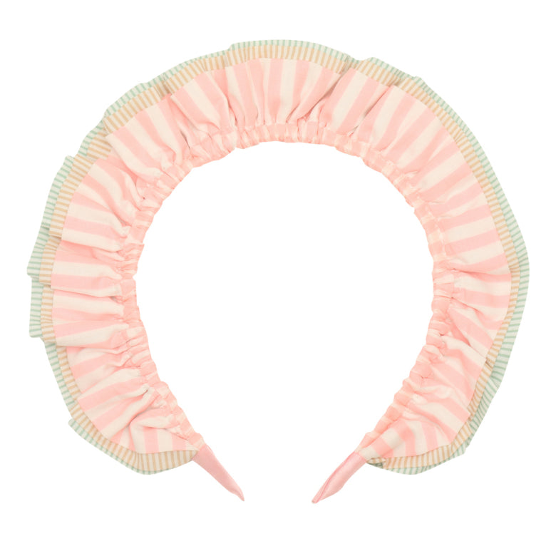 Mimi & Lula Striped Ruffle Headband