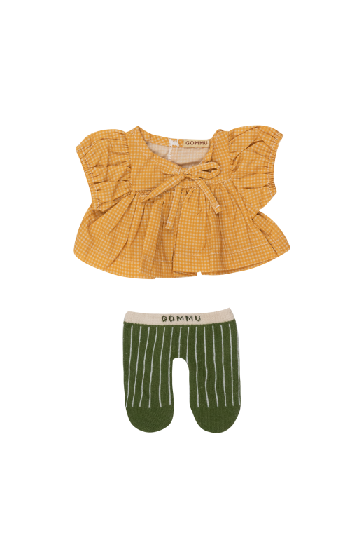 Gommu Doll Outfit 6 | Sand and Mustard