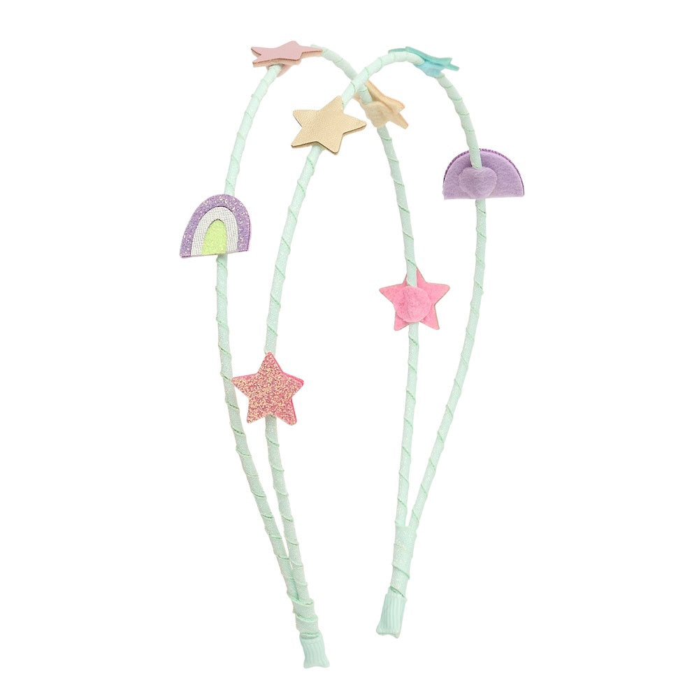 Mimi &amp; Lula Rainbow and Star Double Headband
