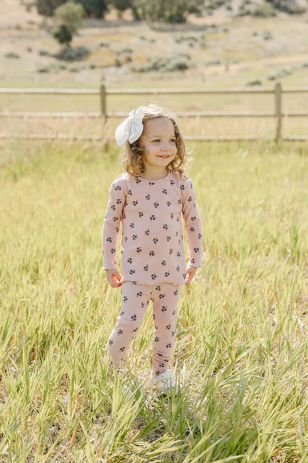 Mebie Baby | Pink Petals Cotton Set