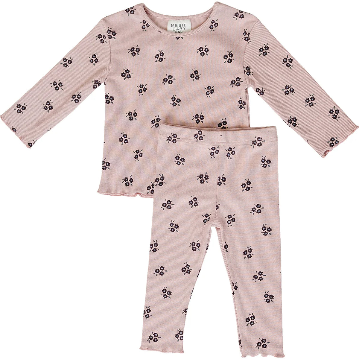 Mebie Baby | Pink Petals Cotton Set