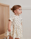 Quincy Mae Brielle Dress | Navy Dot