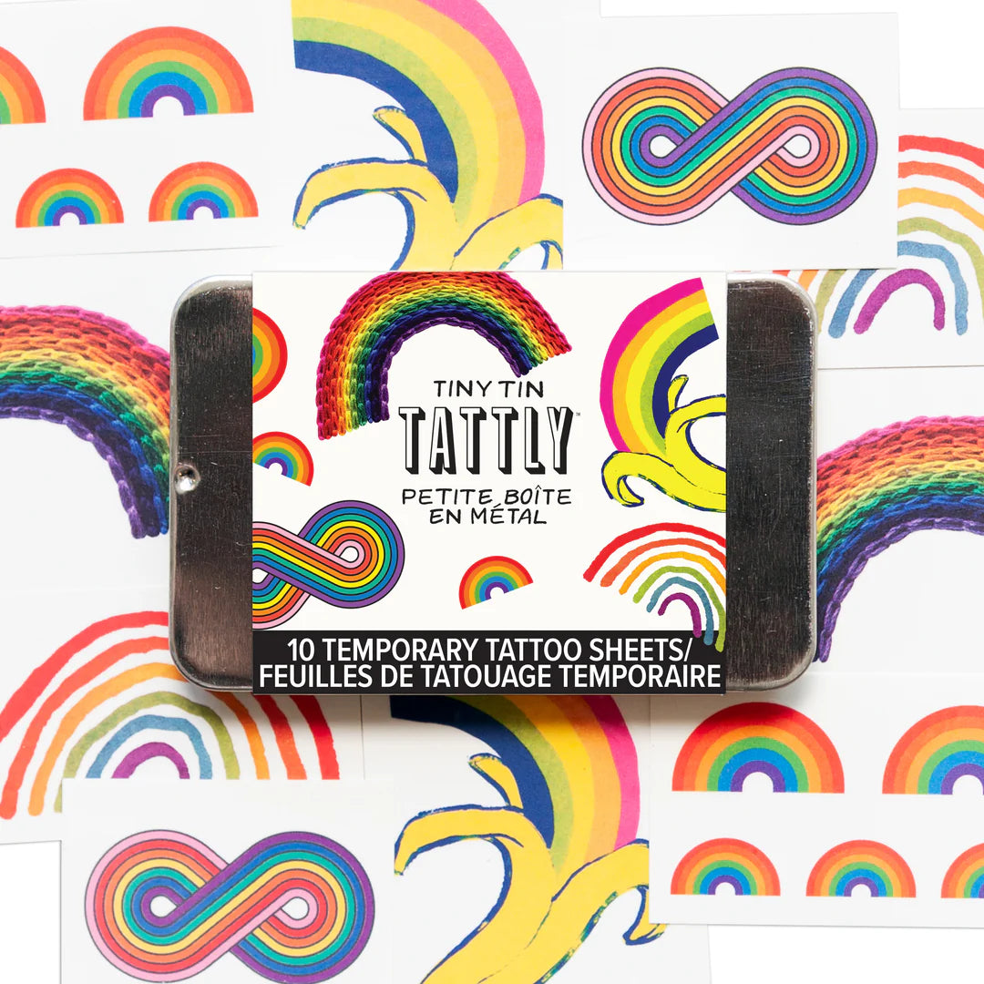 Tattly Tattoo Tin | Rainbows