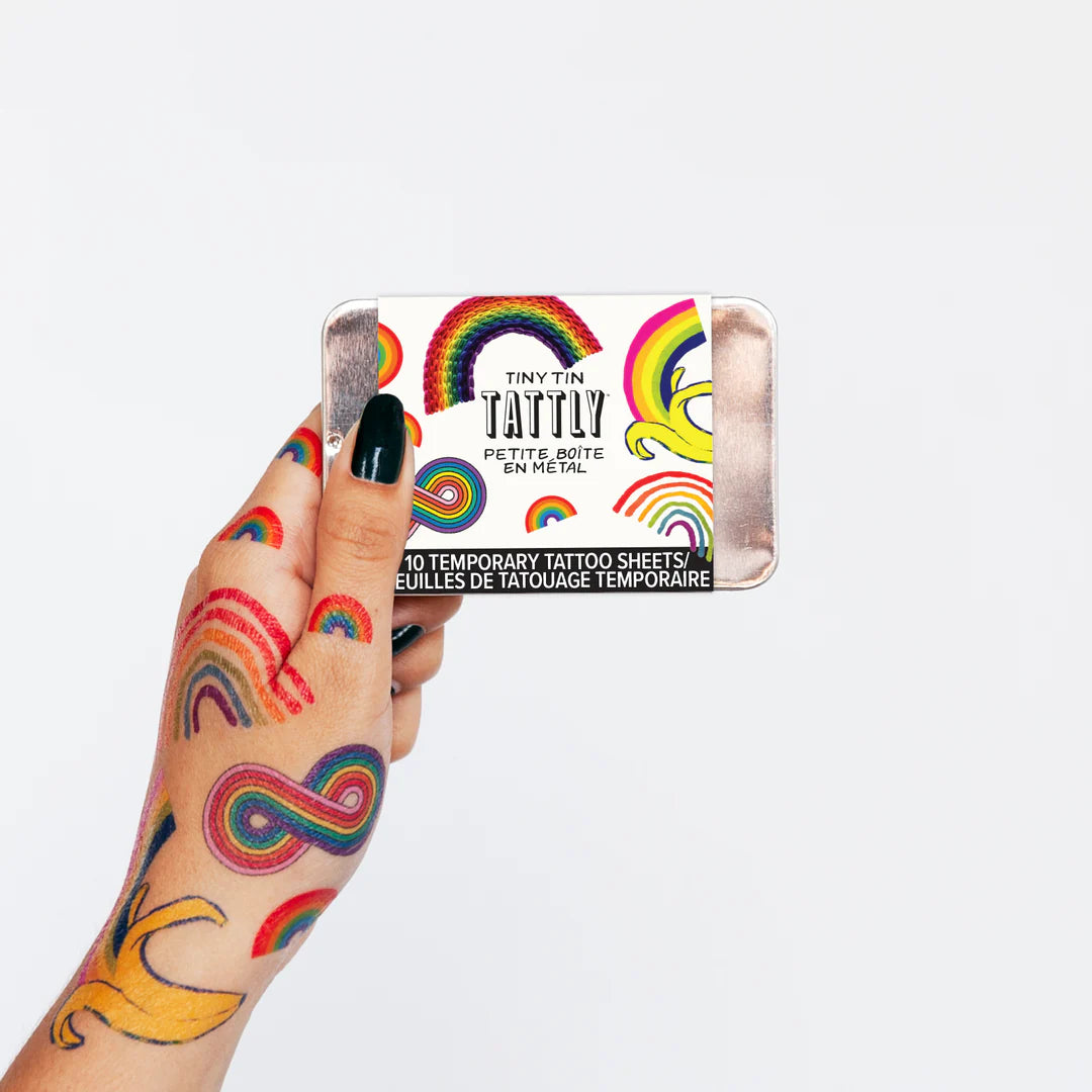 Tattly Tattoo Tin | Rainbows