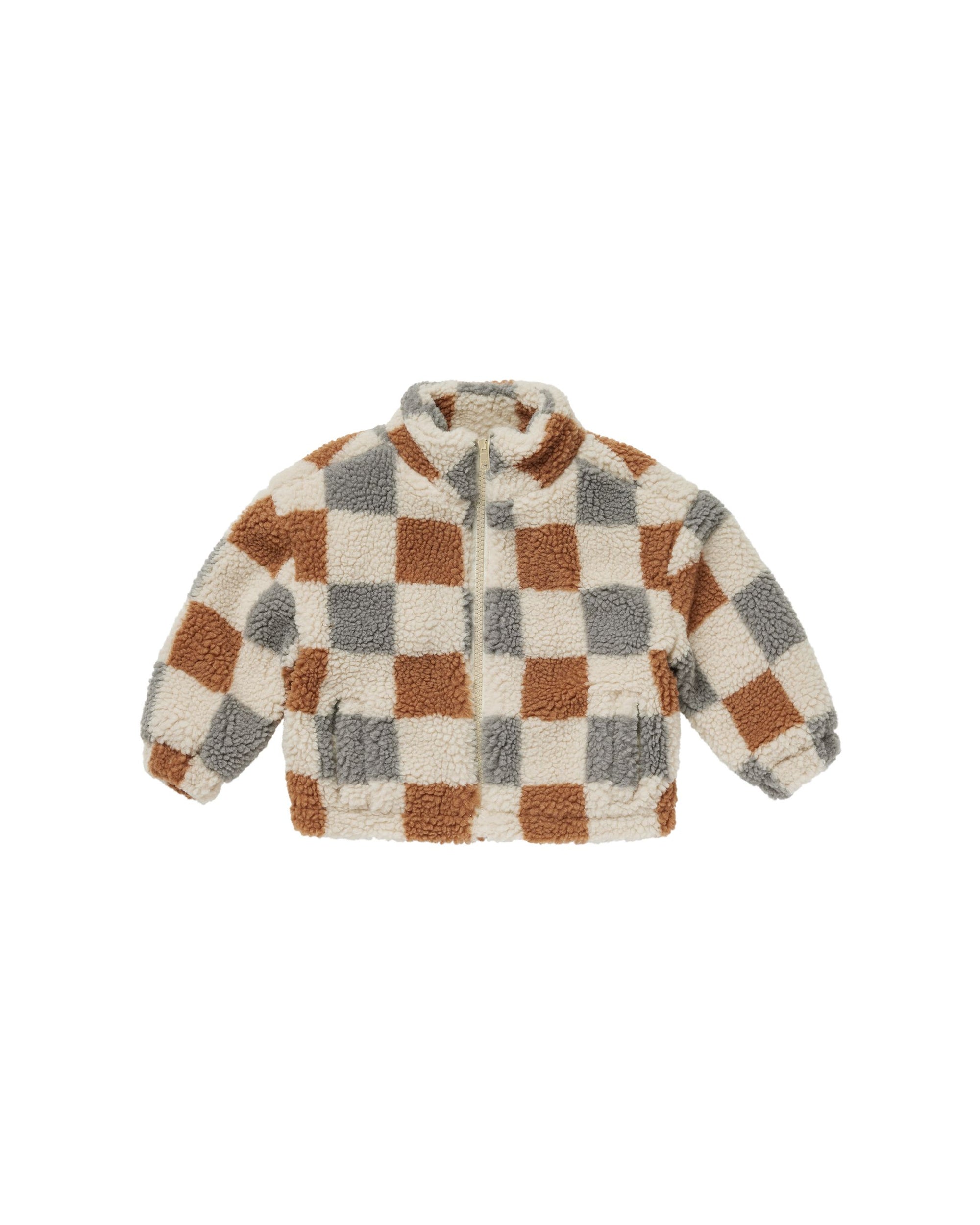 Rylee + Cru Coco Jacket | Shearling Check