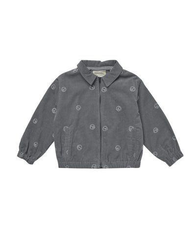 Rylee + Cru Cord Bomber | Peace Embroidery