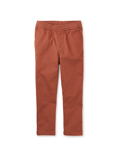 Tea Collection Timeless Stretch Twill Pants | Russet