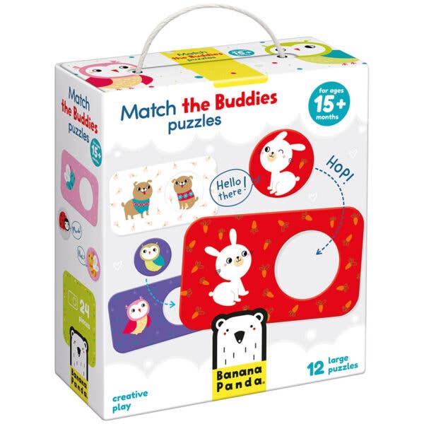 Match the Buddies | Puzzles for toddlers 15m+