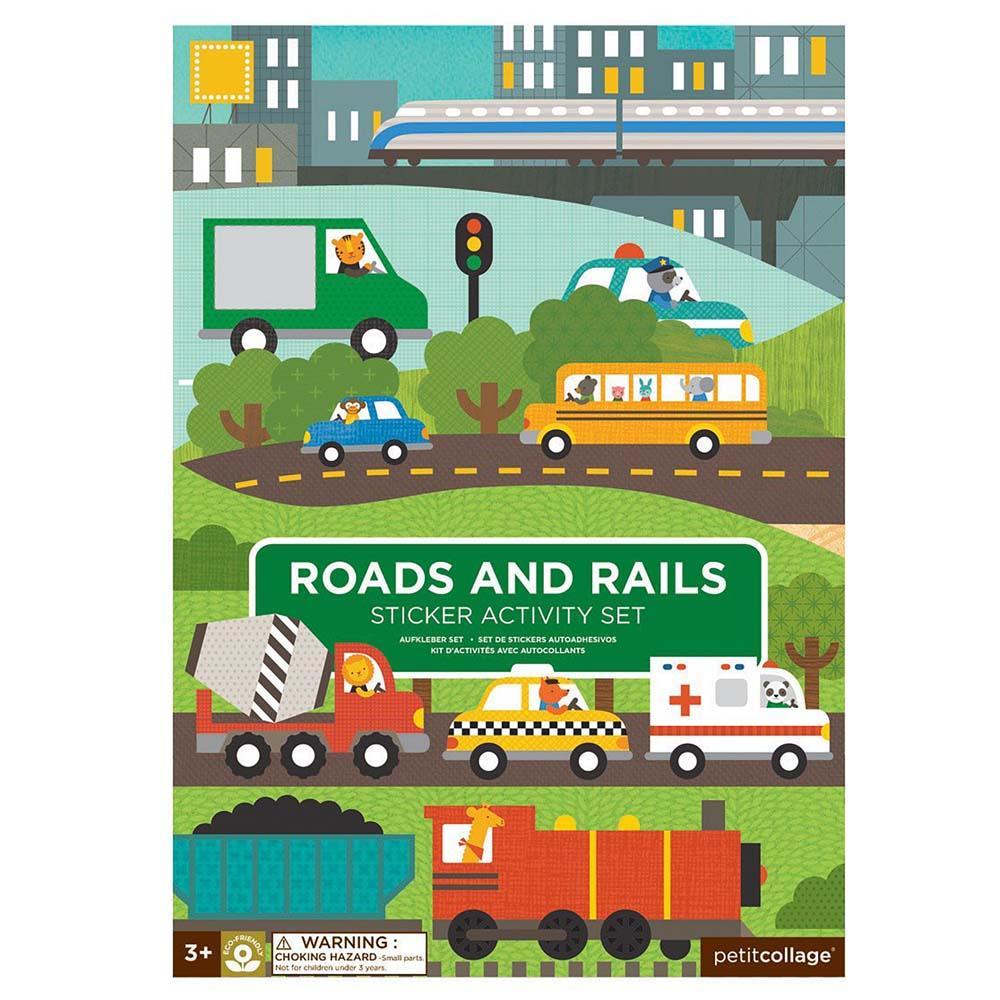 Roads and Rails Sticker Activity Set