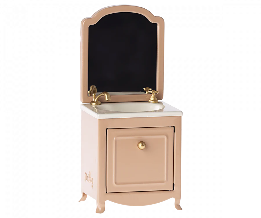 Maileg Sink with Mirror | Powder Pink