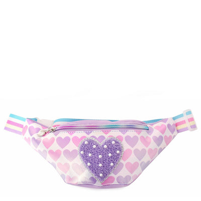 Hearts Print Fanny Pack
