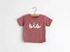 Sis Script Mauve Tri-Blend Tee