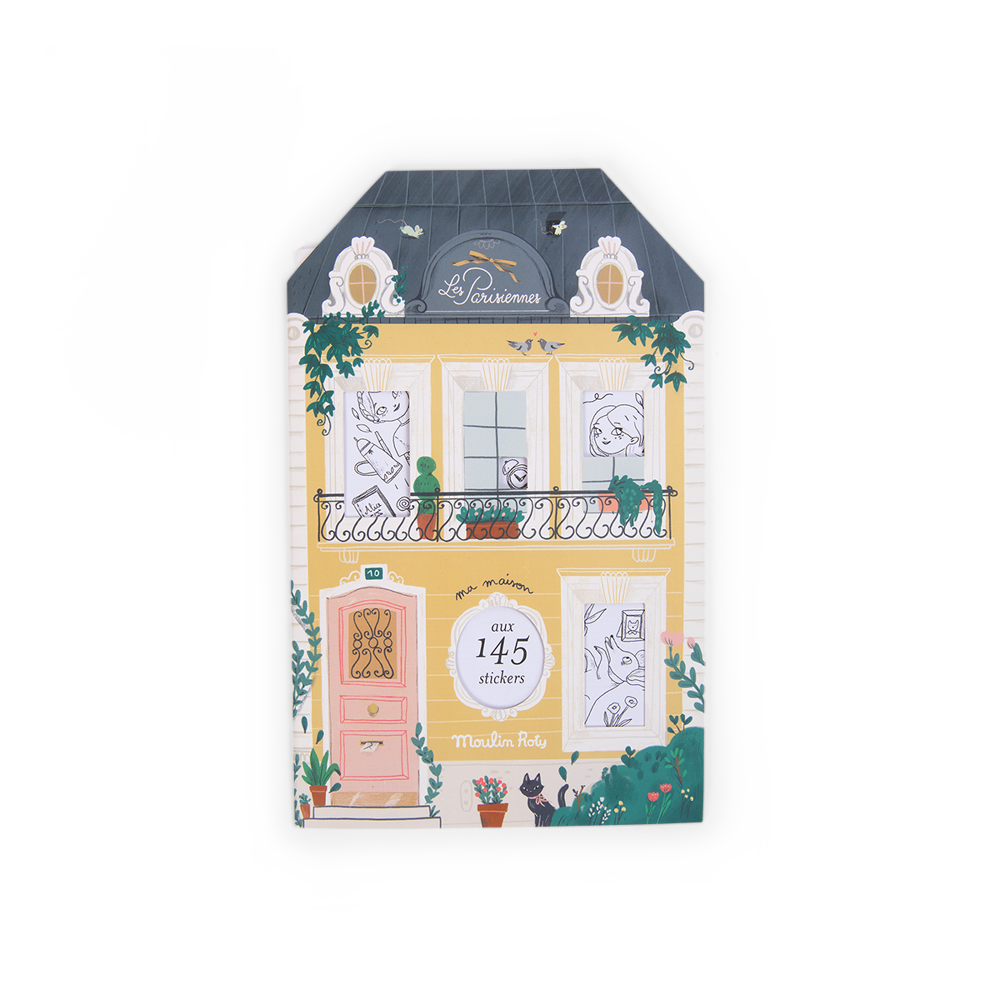 The Parisiennes House Sticker & Coloring Book