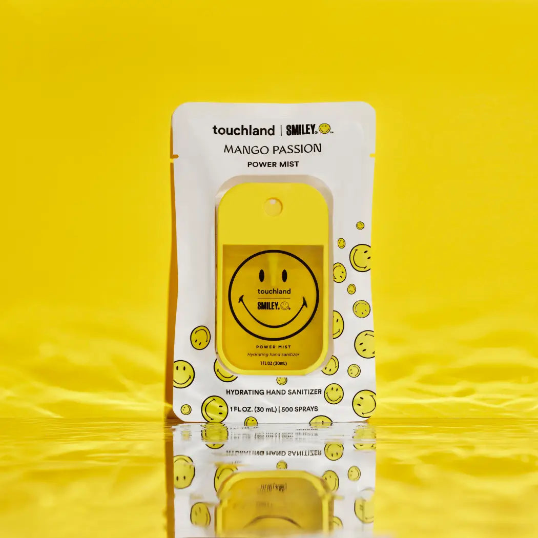 Touchland Hand Sanitizer Spray | Smiley x Touchland Mango Passion
