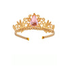 Handmade Princess Birthday Crown | Pink Single Gem
