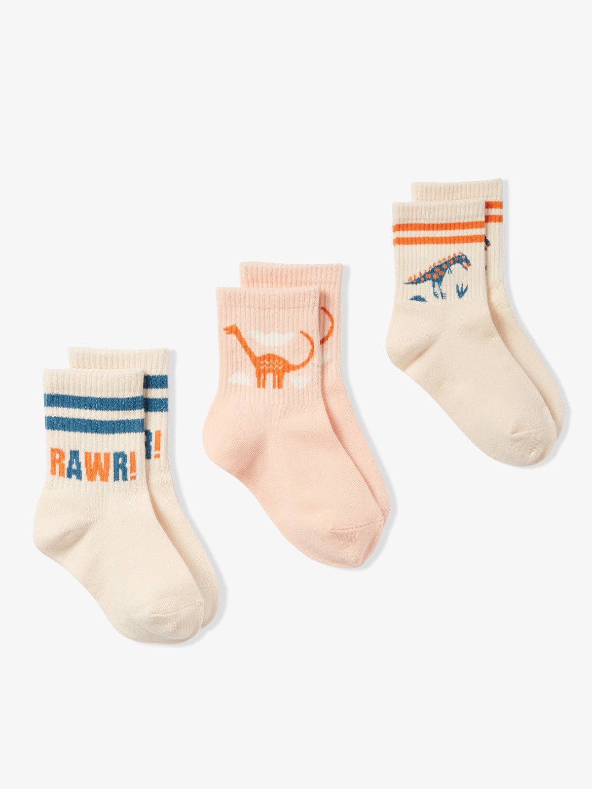 Piccolina Kids Paleontology Socks | 3 Pack