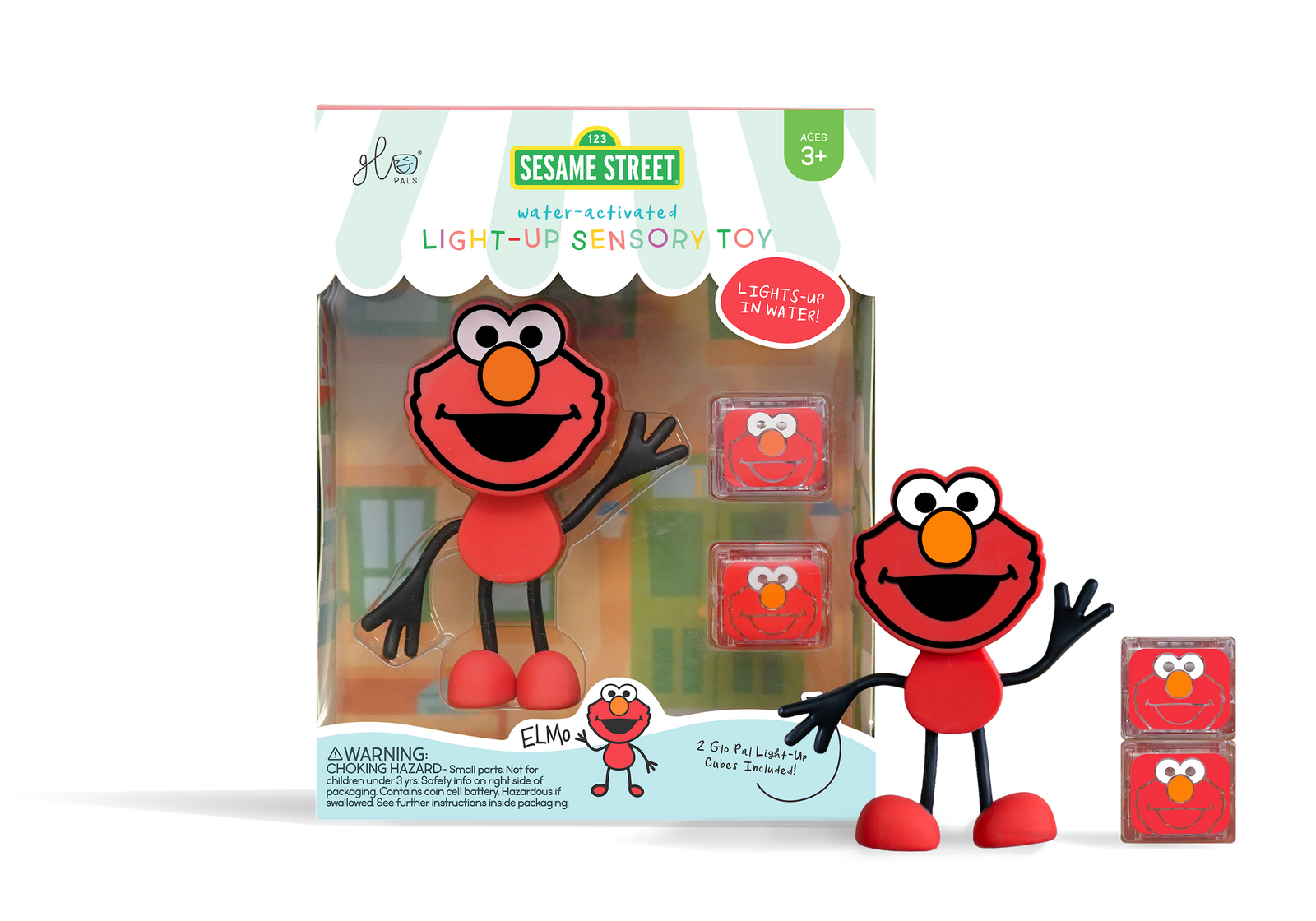 Elmo Sesame Street Glo Pal Sensory Bath Toy