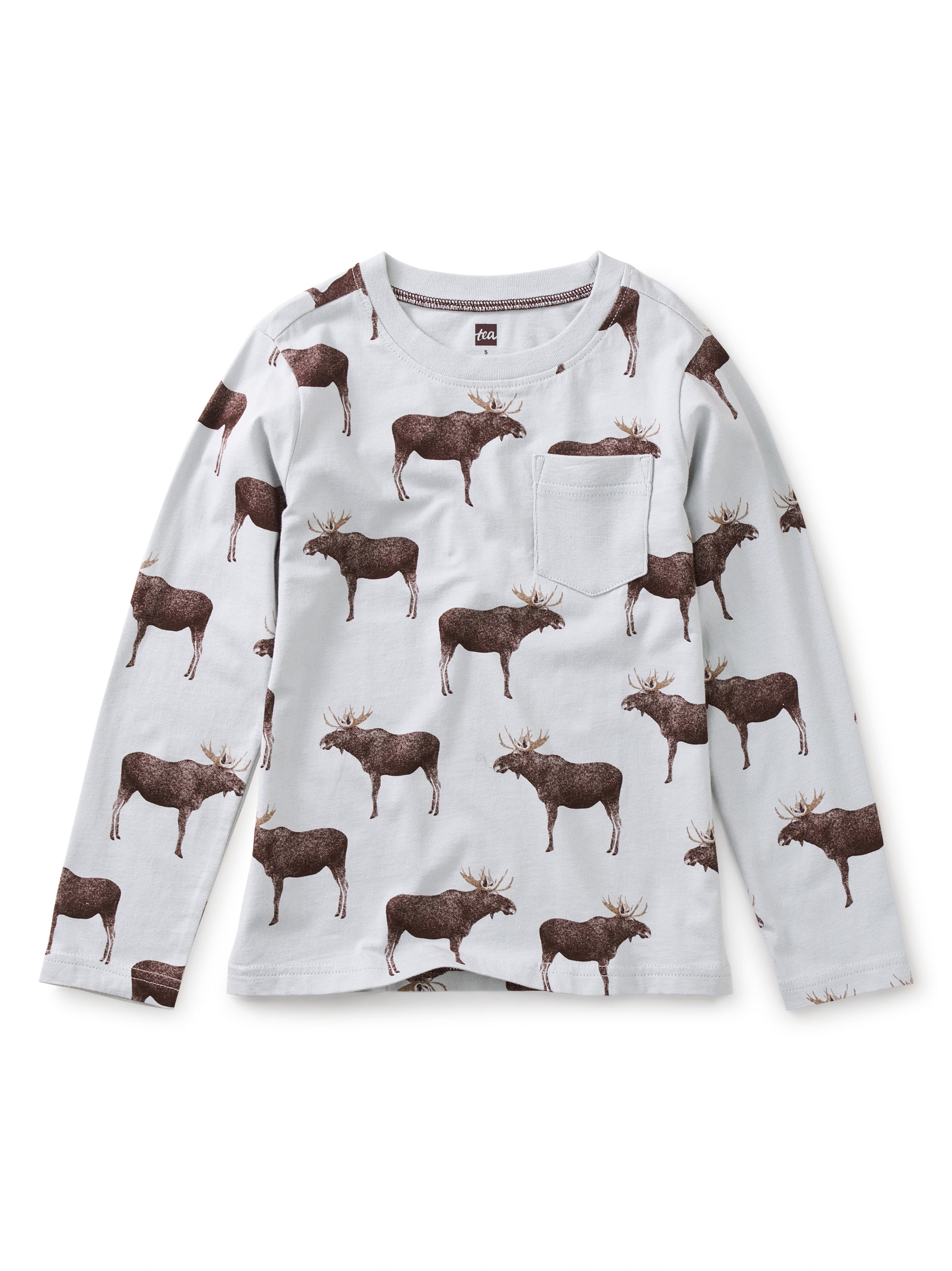 Moose Crossing Long Sleeve Tee