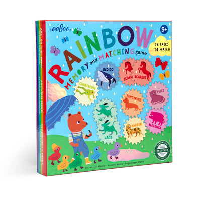 eeBoo Rainbow Memory & Matching Game