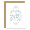 Little Darling Congrats Card – Blue