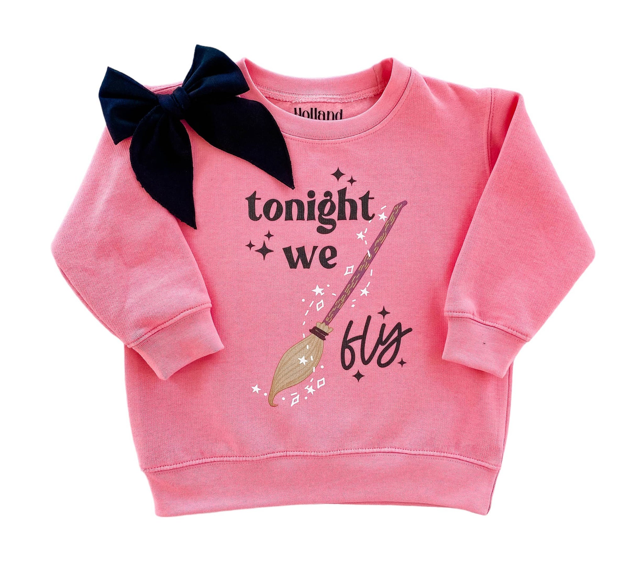 Hocus Pocus Girls Halloween Sweatshirt | Tonight We Fly